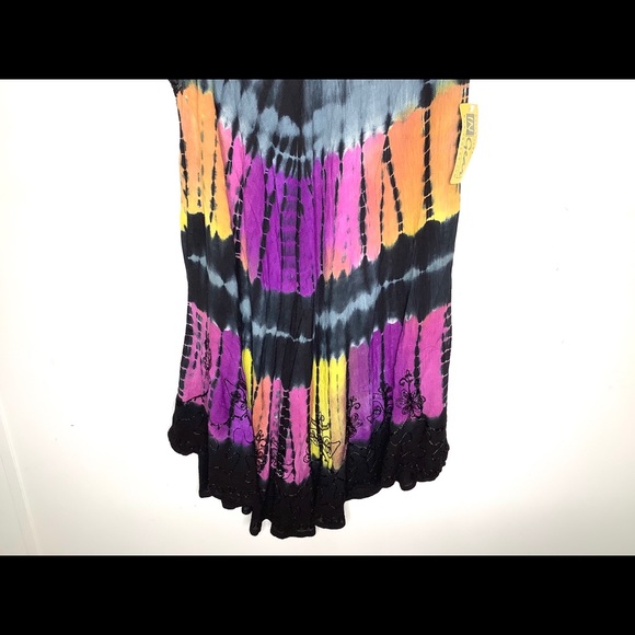< NEW Multicolor Tie Dye Dress > - Picture 3 of 4